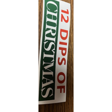 12 Dips of Christmas STICKERS