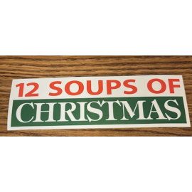 12 Soups of Christmas  STICKERS