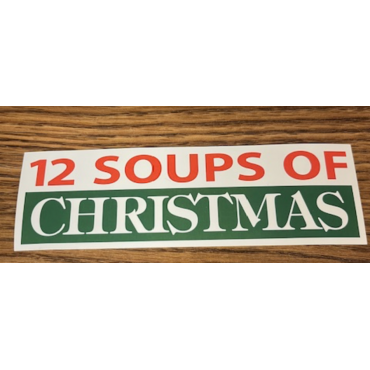 12 Soups of Christmas  STICKERS