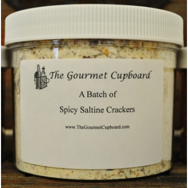 Spicy Saltine Crackers Mix Batch Jar