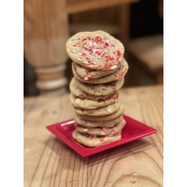 White Chocolate Peppermint Cookies
