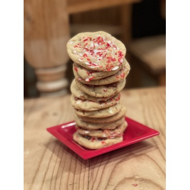 White Chocolate Peppermint Cookies